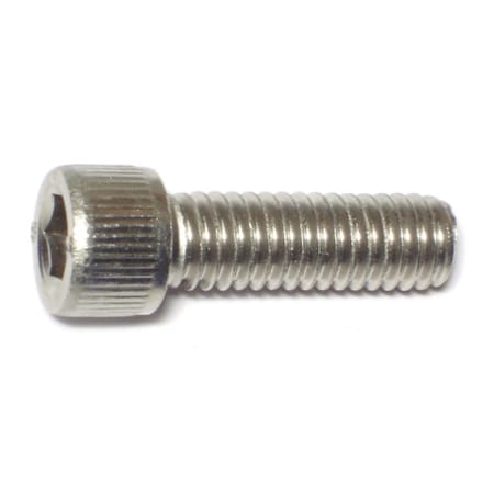 5/16-18 Socket Head Cap Screw, 18-8 Stainless Steel, 1 In Length, 8 PK